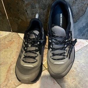 Merrell Men's Black and Gray Athletic Shoes